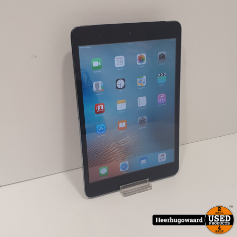 iPad Mini 1 16GB Space Grey WiFi + Cellular in Goede Staat