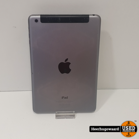 iPad Mini 1 16GB Space Grey WiFi + Cellular in Goede Staat