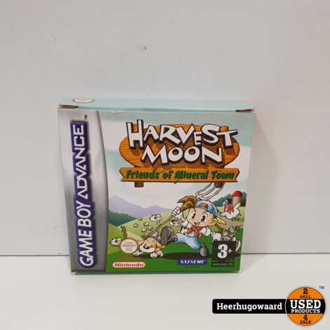 Nintendo Gameboy Advance Game: Harvest Moon Friends of Mineral Town