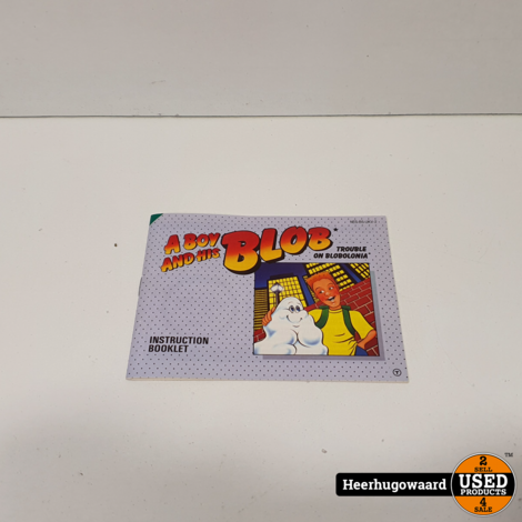 Nintendo NES Game: A Boy and his Blob Compleet in Nette Staat