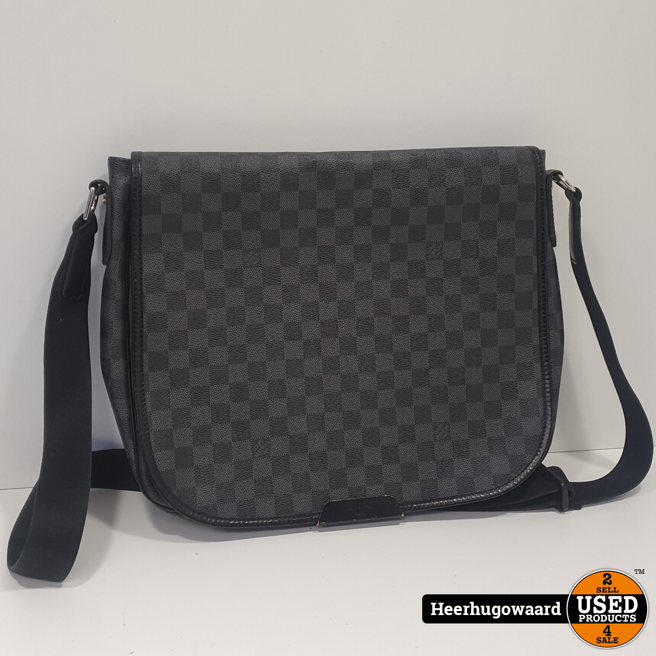 Louis Vuitton Daniel GM Damier Graphite Schoudertas incl. Bon in