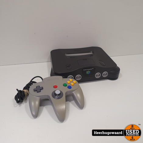 Nintendo 64 Console Zwart incl. Controller in Nette Staat