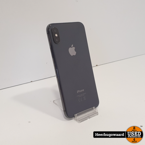 iPhone X 64GB Space Grey in Nette Staat - Face ID Defect - Accu 100%