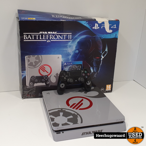 Playstation 4 Slim 1TB Star Wars Edition incl. Controller in Goede Staat