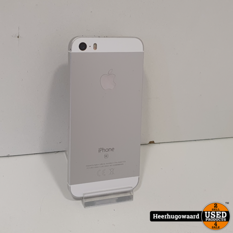 iPhone SE 32GB Silver in Goede Staat - Accu 94%