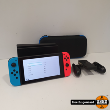 Nintendo Switch V2 Red/Blue in Nette Staat