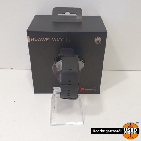 Huawei Watch 3 Active 4G 46mm Black Compleet in Zeer Nette Staat