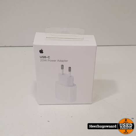 Apple USB-C 20W Power Adapter Compleet Compleet ZGAN