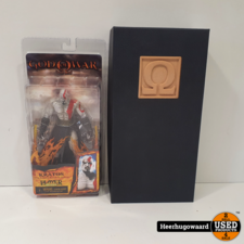 Kratos with Flaming Blades of Athena Actiefiguur Met Game Nieuw in Doos