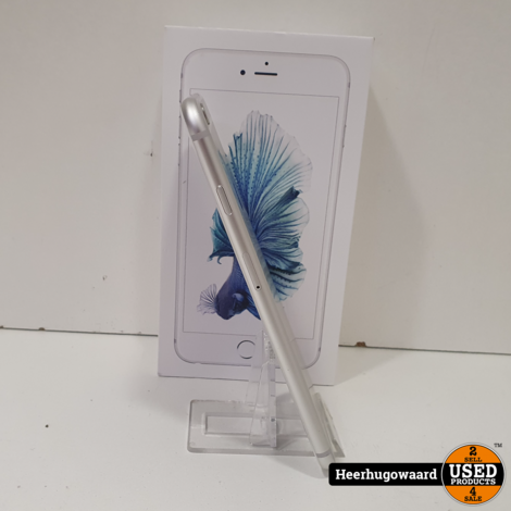 iPhone 6S Plus 32GB Silver Compleet in Zeer Nette Staat - Accu 87%