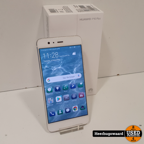 Huawei P10 Plus 128GB Wit in Goede Staat