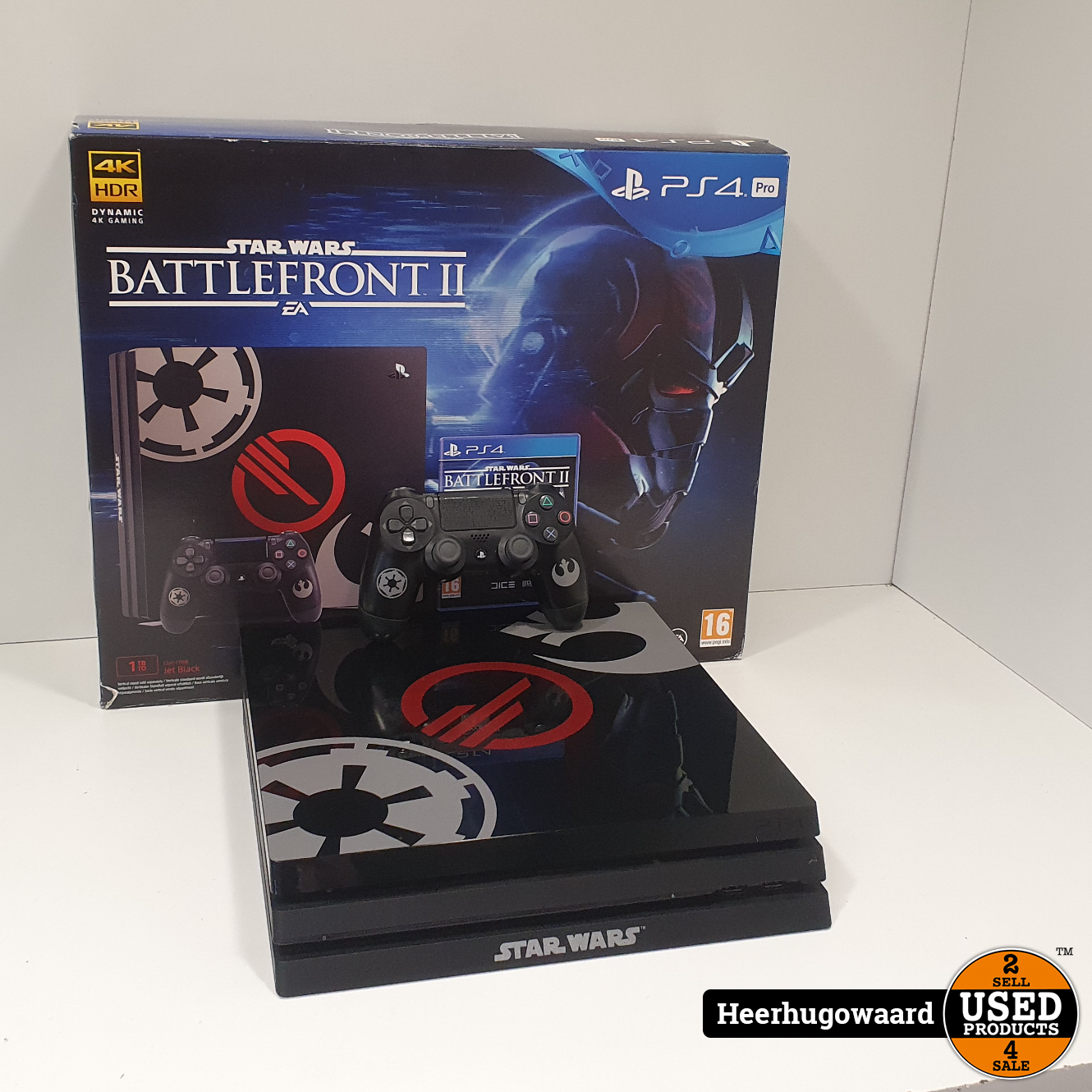 Playstation 4 Pro 1TB Wars Battlefront II Edition in Goede Staat - Used Products Heerhugowaard