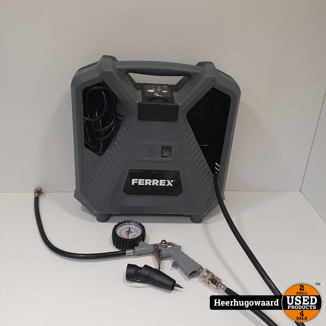 Ferrex CQB180D-1 Draagbare Compressor in Nette Staat Used Products