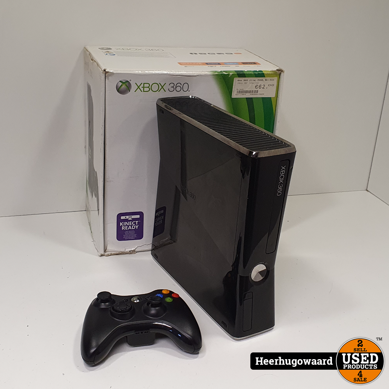 Echt Consequent Met name Xbox 360 Slim Zwart 250GB Compleet in Goede Staat - Used Products  Heerhugowaard