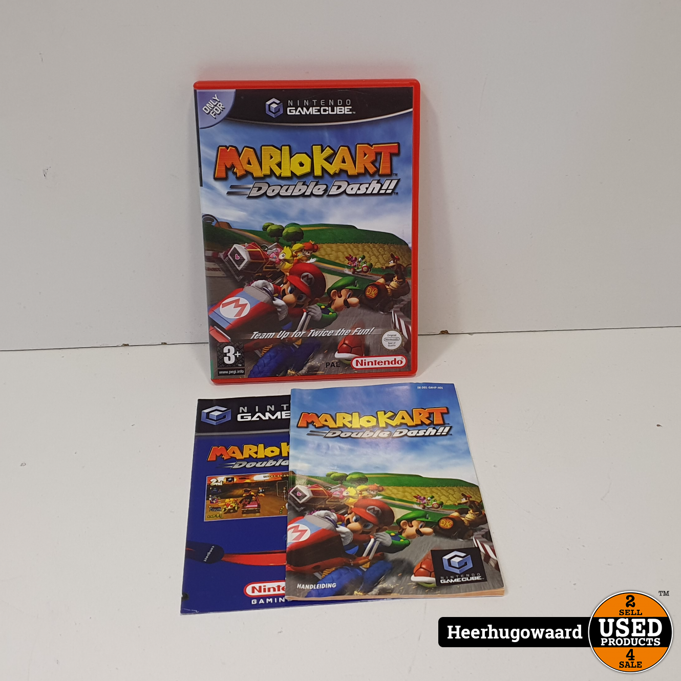 Hij leerboek Autonomie Gamecube Game: Mario Kart Double Dash Compleet in Nette Staat - Used  Products Heerhugowaard
