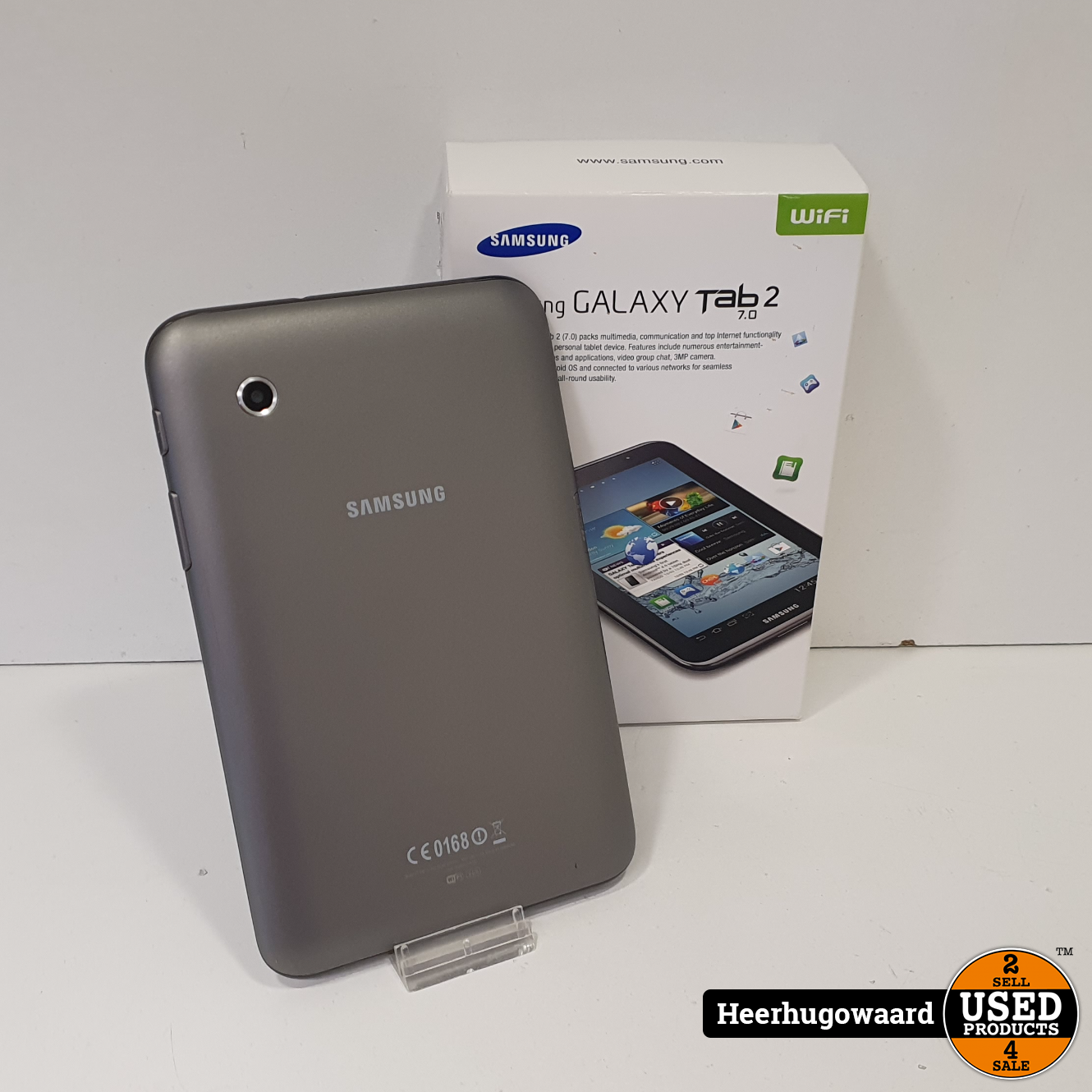 Samsung Galaxy Tab 2 7.0 Black Compleet in Nette Staat - Used Products Heerhugowaard