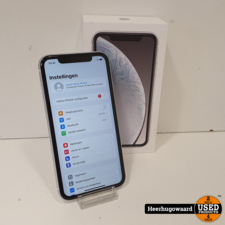iPhone XR 64GB Wit Compleet in Nette Staat - Accu 84%