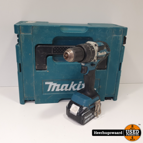 Makita DHP484 Boormachine Compleet incl. 18V Accu in Nette Staat