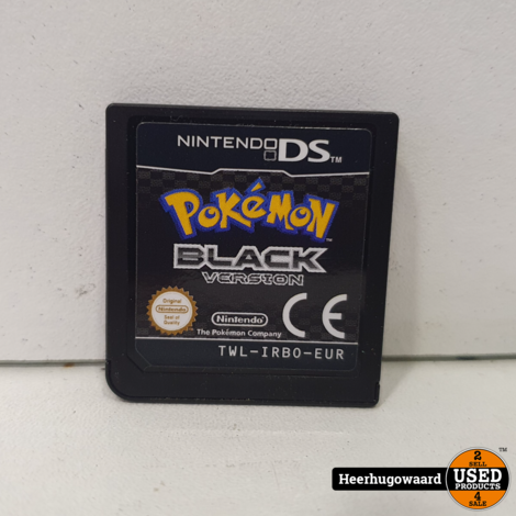 Nintendo DS Game: Pokemon Black Losse Cardridge in Nette Staat
