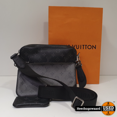 Louis Vuitton Trio Messenger Monogram Eclipse Canvas incl. Bon