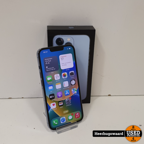 iPhone 13 Pro 128GB Blauw in Nette Staat - Accu 87%