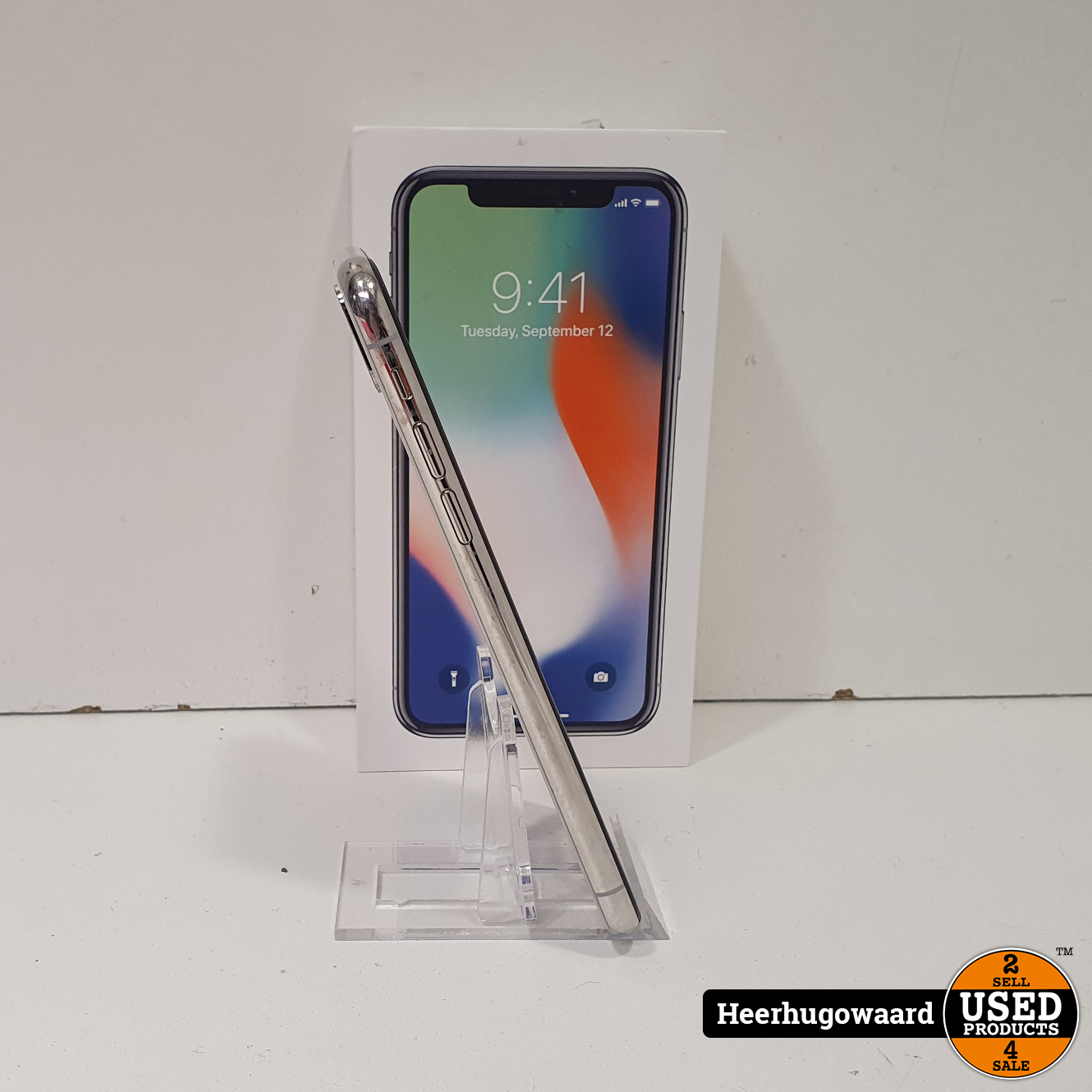 iPhone X 64GB Wit in Goede Staat Accu 100 Used Products