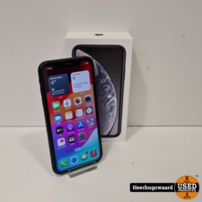 iPhone XR 256GB Zwart in Nette Staat - Accu 80%