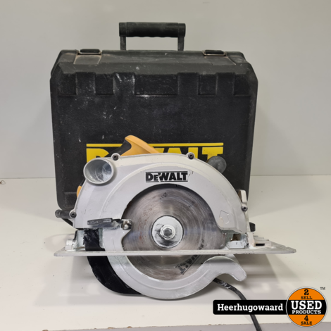 DeWalt D23650-QS Cirkelzaag in Koffer in Goede Staat