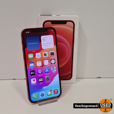 iPhone 12 256GB Red in Goede Staat - Accu 86%