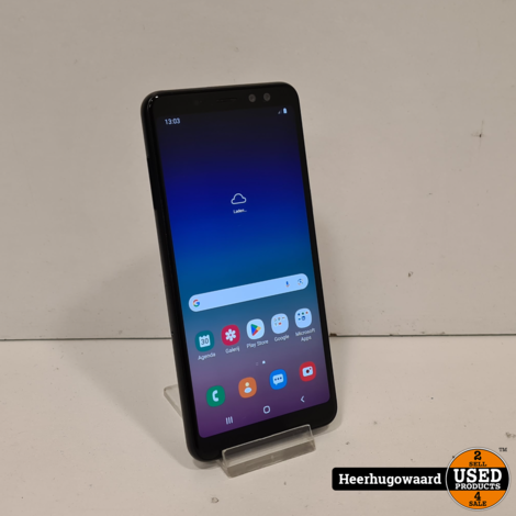 Samsung Galaxy A8 (2018) 4GB Zwart in Nette Staat
