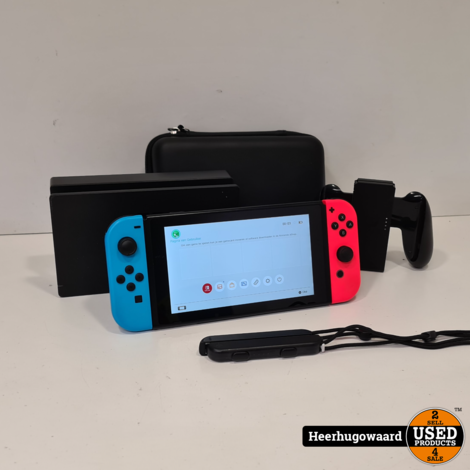 Nintendo Switch V1 Unpatched Compleet in Goede Staat - Linker Stick Drift