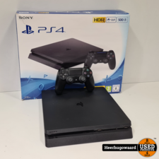 Playstation 4 Slim 512GB SSD Compleet in Doos in Nette Staat