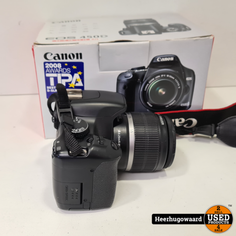Canon EOS 450D incl. 18-55MM Kitlens Compleet in Doos in Nette Staat