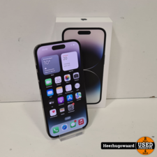 iPhone 14 Pro 128GB Space Black in Zeer Nette Staat - Accu 96%