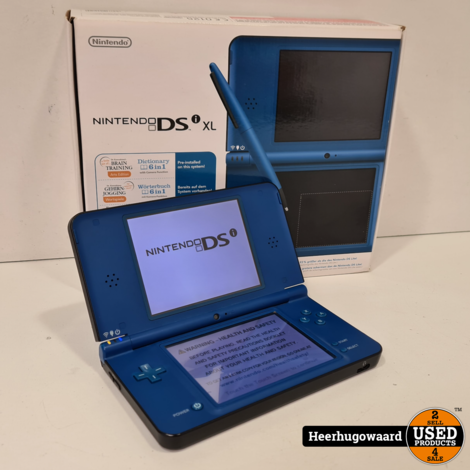 Nintendo DSi XL Blauw incl. oplader in Nette Staat