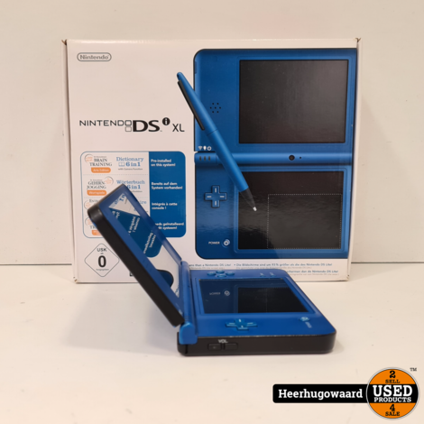 Nintendo DSi XL Blauw incl. oplader in Nette Staat