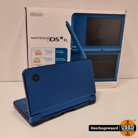 Nintendo DSi XL Blauw incl. oplader in Nette Staat