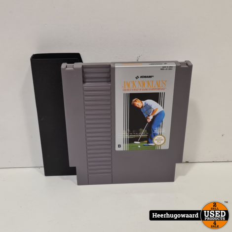Nintendo NES Game: Jack Nicklaus Golf in Nette Staat