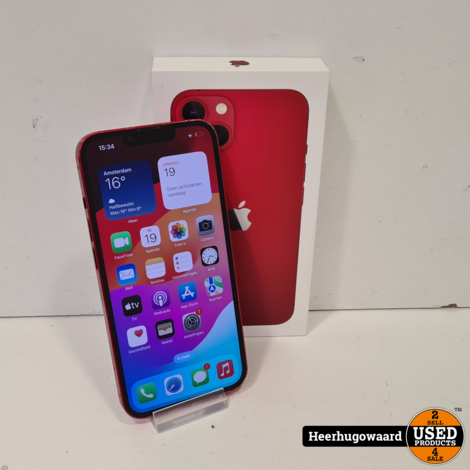 iPhone 13 128GB Rood in Nette Staat - Accu 85%