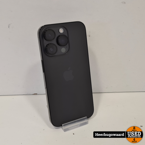 iPhone 14 Pro 128GB Space Gray in Zeer Nette Staat - Accu 92%