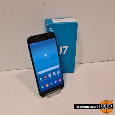 Samsung Galaxy J7 (2017) 16GB Zwart in Nette Staat