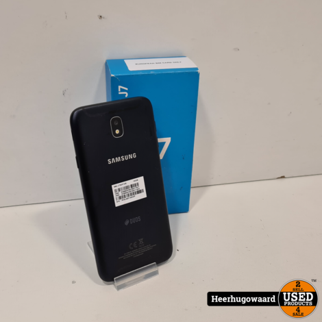 Samsung Galaxy J7 (2017) 16GB Zwart in Nette Staat