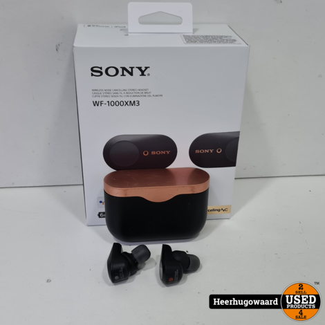 Sony WF-1000XM3 Wireless Earbuds Compleet in Goede Staat