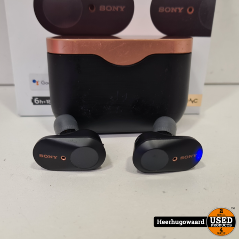 Sony WF-1000XM3 Wireless Earbuds Compleet in Goede Staat