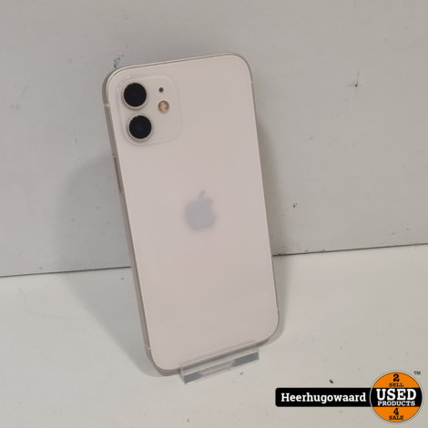 iPhone 12 64GB Wit in Nette Staat - Accu 100%