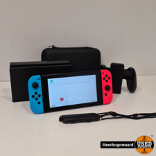 Nintendo Switch V1 Patched Compleet in Goede Staat - Linker Stick Drift