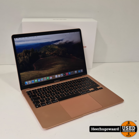 Macbook Air 13 inch 2020 Rose Gold ZGAN - M1 8GB 256GB 5 Cycli - Apple Garantie