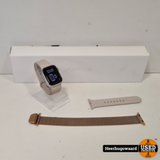 Apple Watch Series 8 41MM Aluminium Starlight LTE/4G Compleet in Nette Staat - Accu 99%