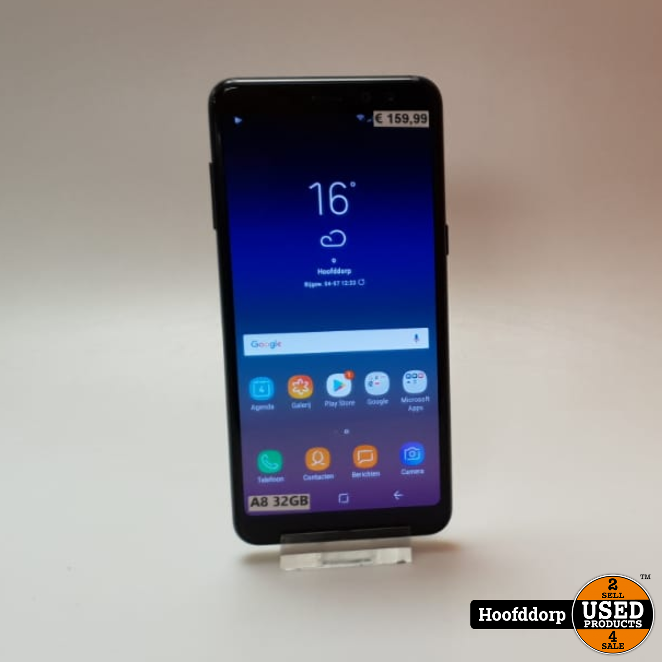 Fervent Levering streng Samsung Galaxy A8 2018 32GB Zwart DUOS - Used Products Hoofddorp