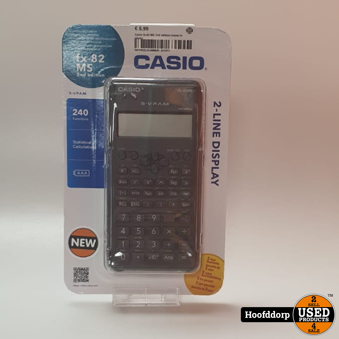 Casio rekenmachine fx-82MS | Blokker